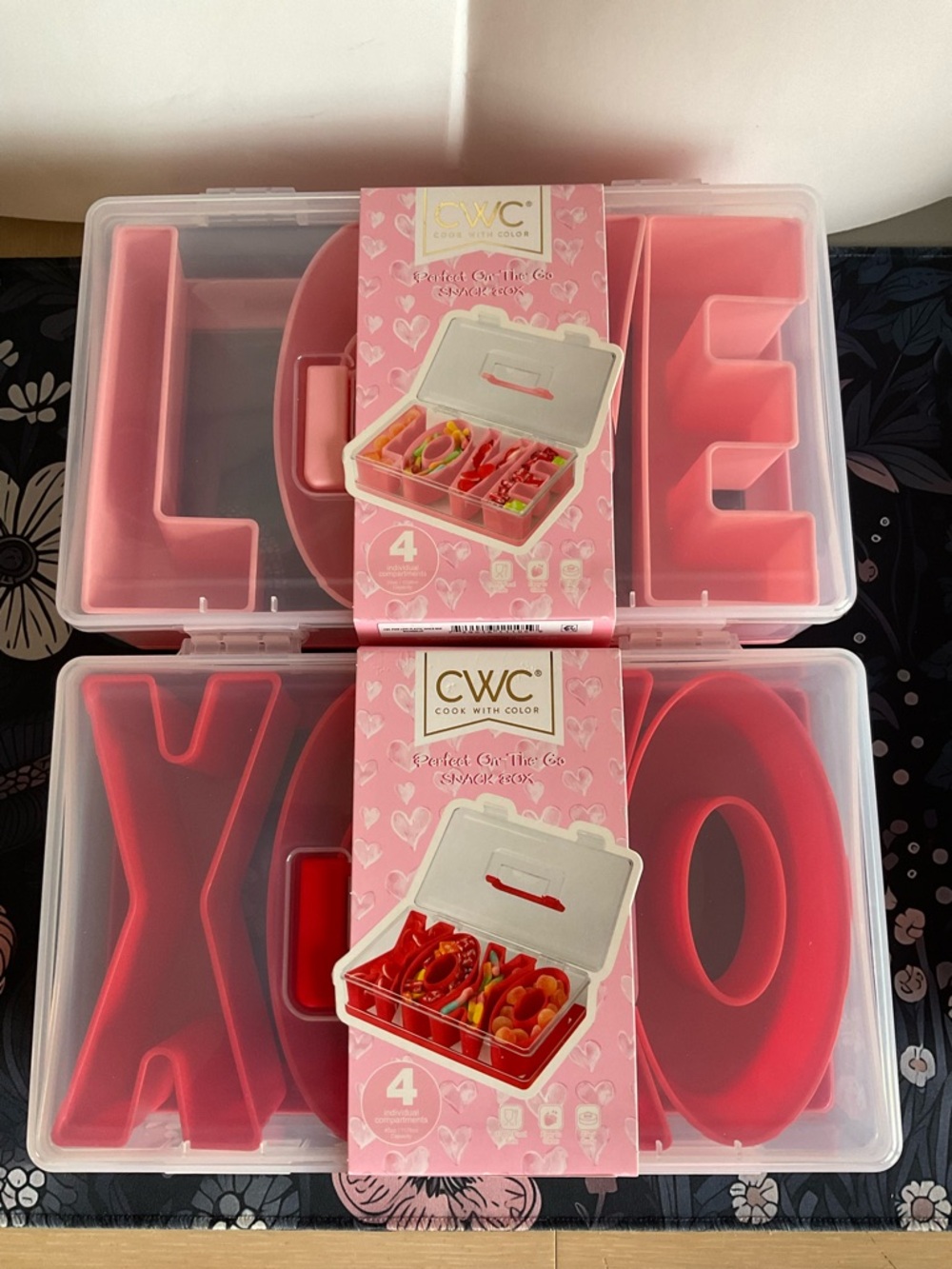 CWC ‘LOVE' and 'XOXO’ Snack Boxes